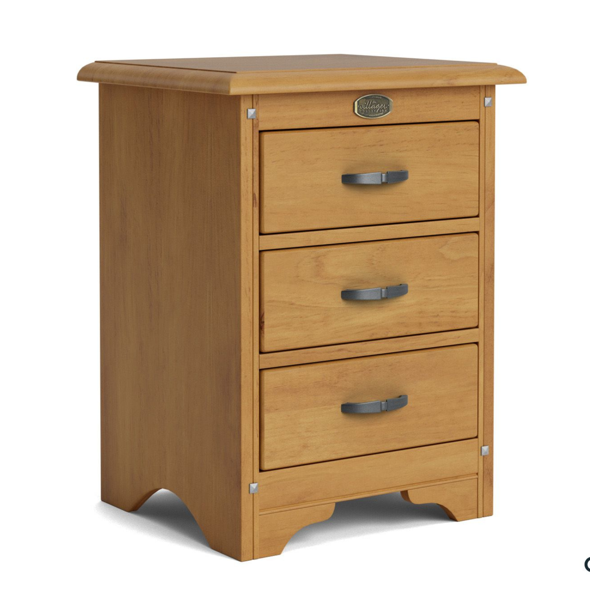 VILLAGER 3 DRAWER BEDSIDE TABLE | NZ MADE