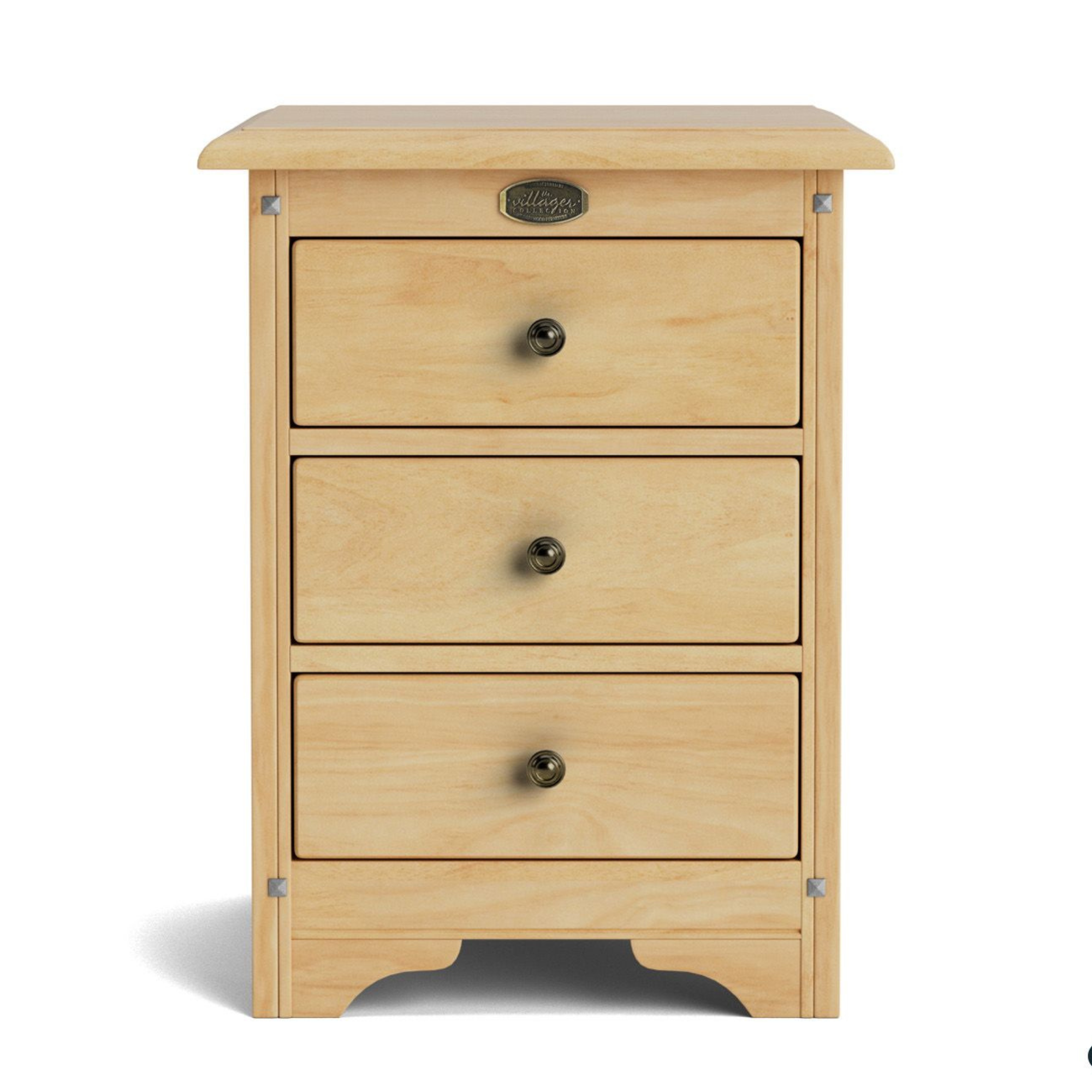 VILLAGER 3 DRAWER BEDSIDE TABLE | NZ MADE