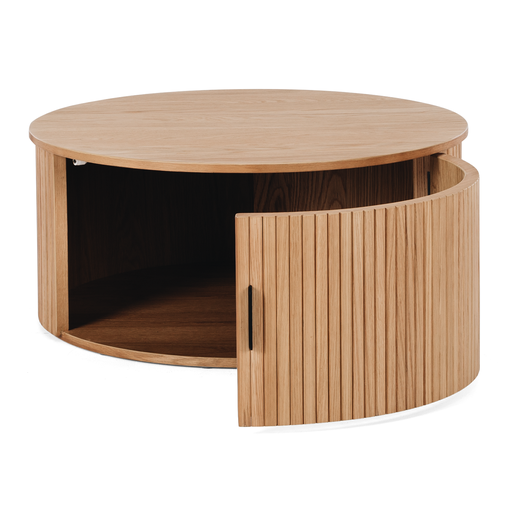 PALLISER NATURAL OAK ROUND COFFEE TABLE