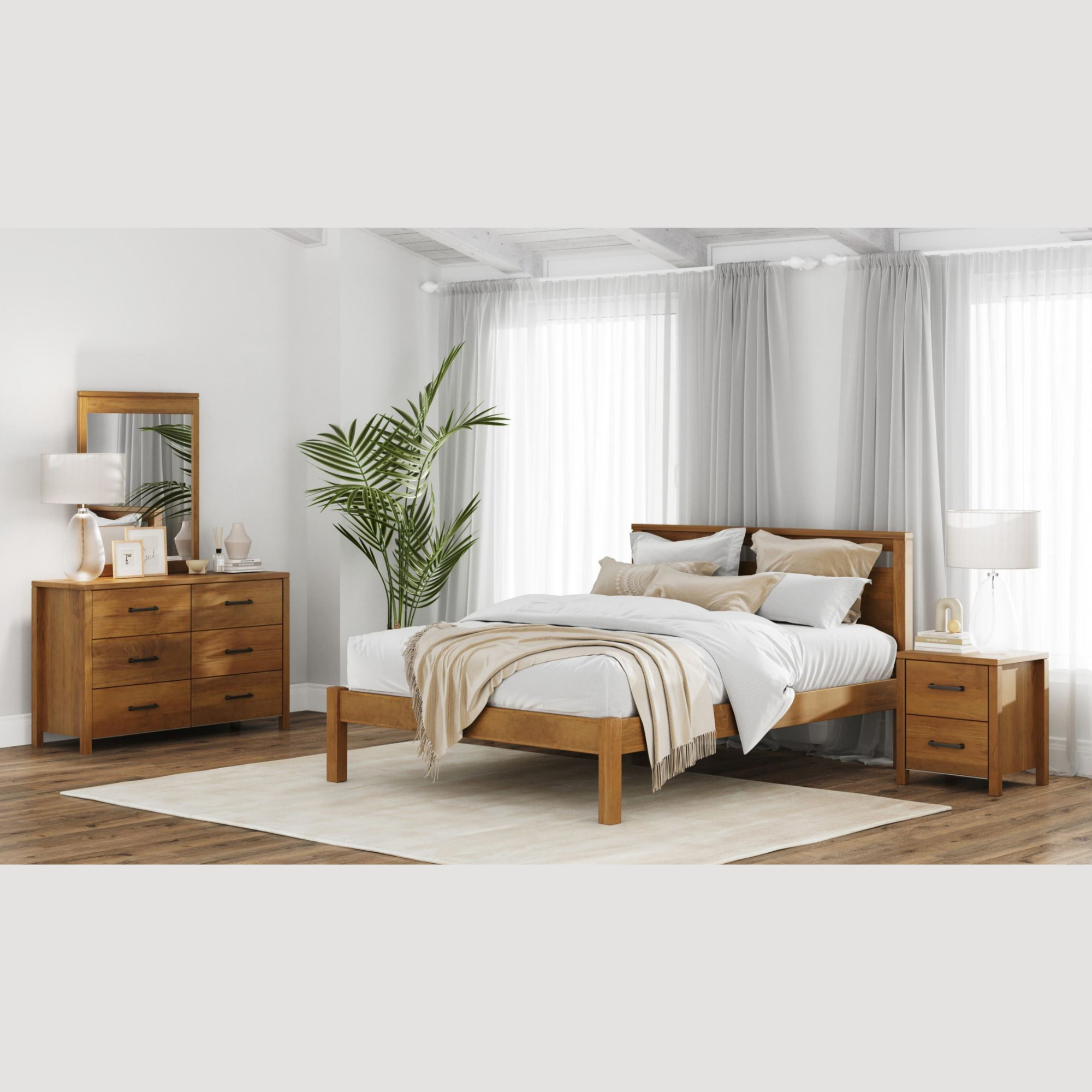 MOANA LOWFOOT SLAT BED | ALL SIZES | NZ MADE
