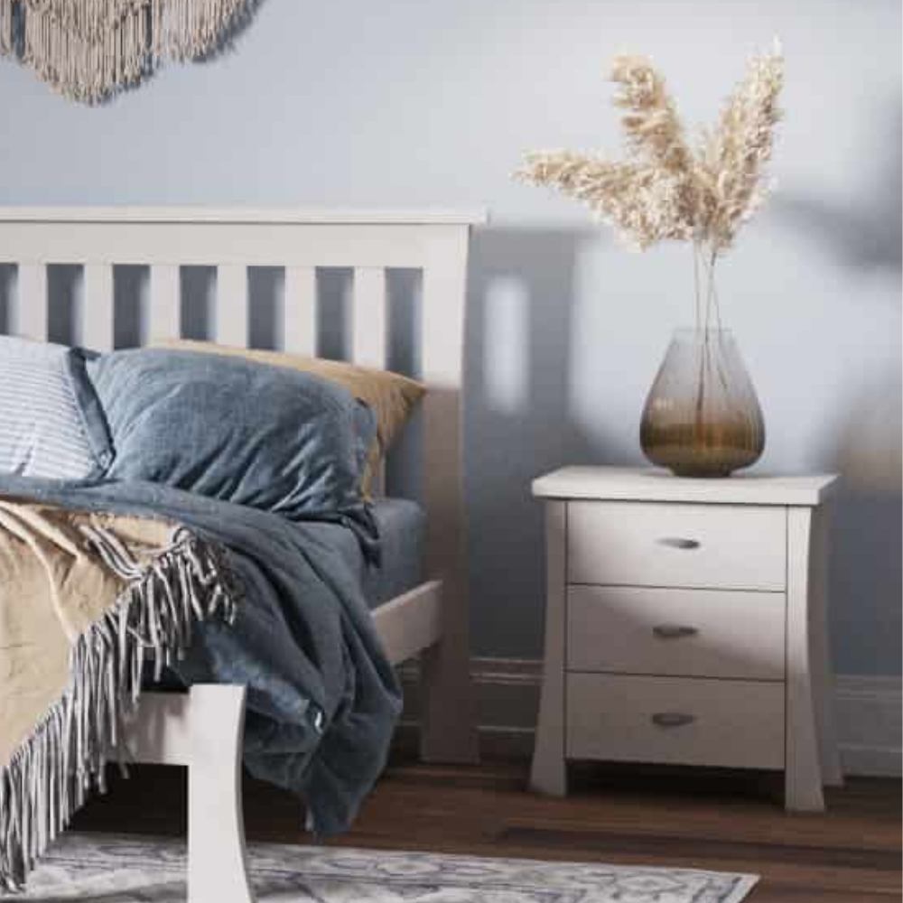 AMBROSE 3 DRAWER BEDSIDE CABINET | NZ MADE