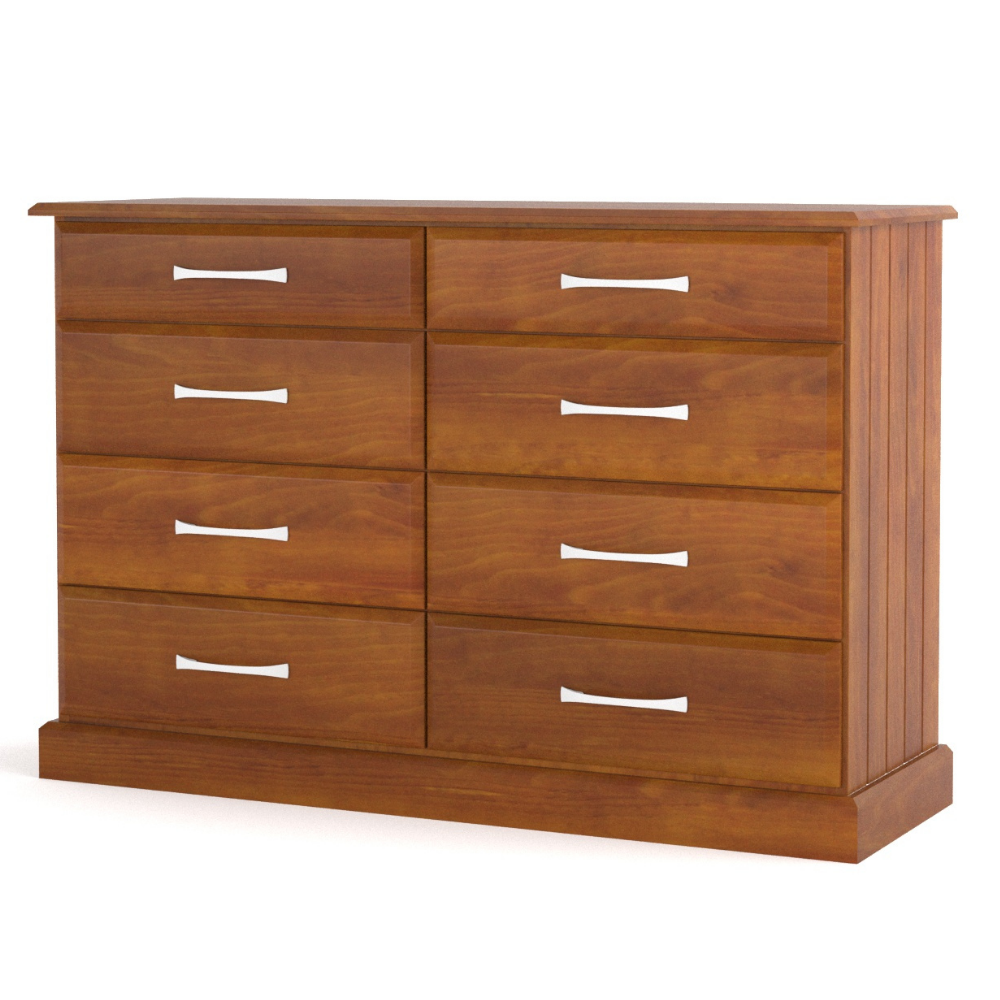 ANDORRA 8 DRAWER LOWBOY | NZ MADE BEDROOM FURNITURE