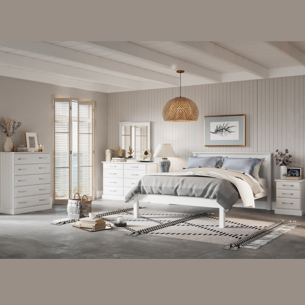 ANDORRA 4 DRAWER TALLBOY | NZ MADE BEDROOM FURNITURE