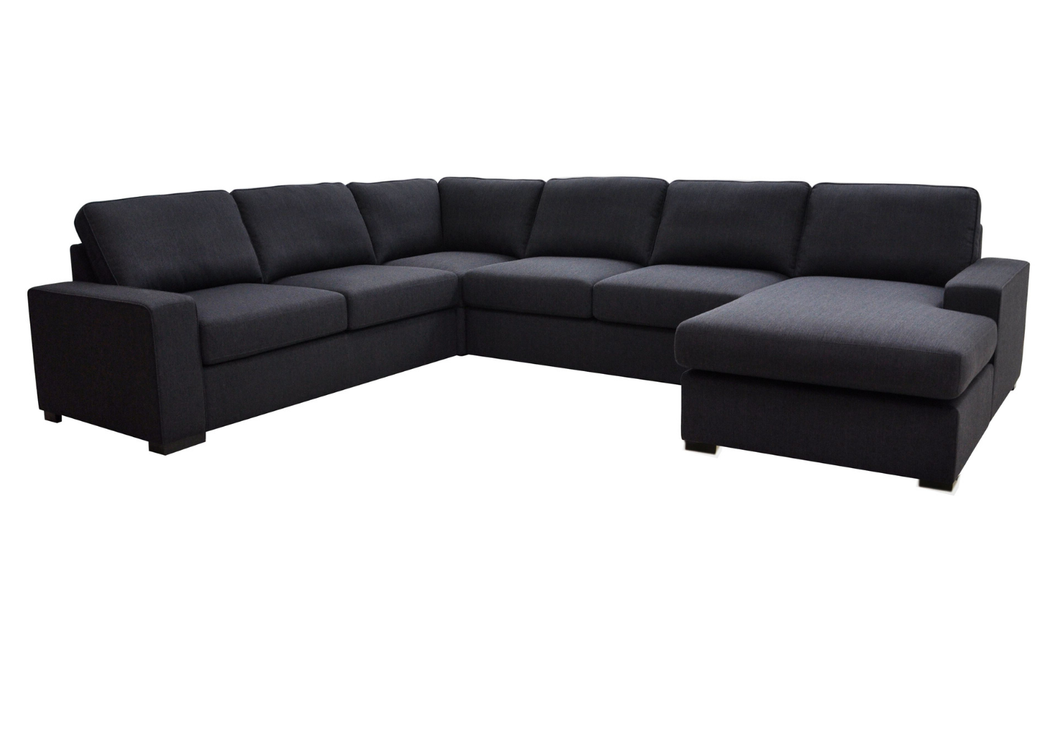 BRONSON 6 SEATER MODULAR LOUNGE SUITE WITH SOFA BED