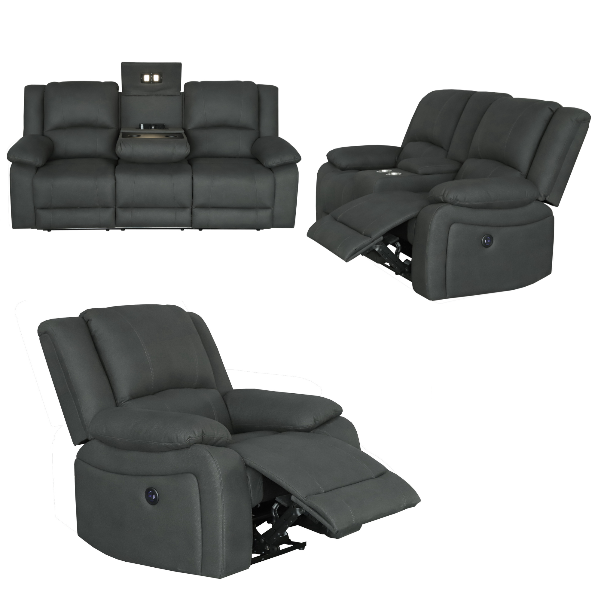 2 piece recliner online chair