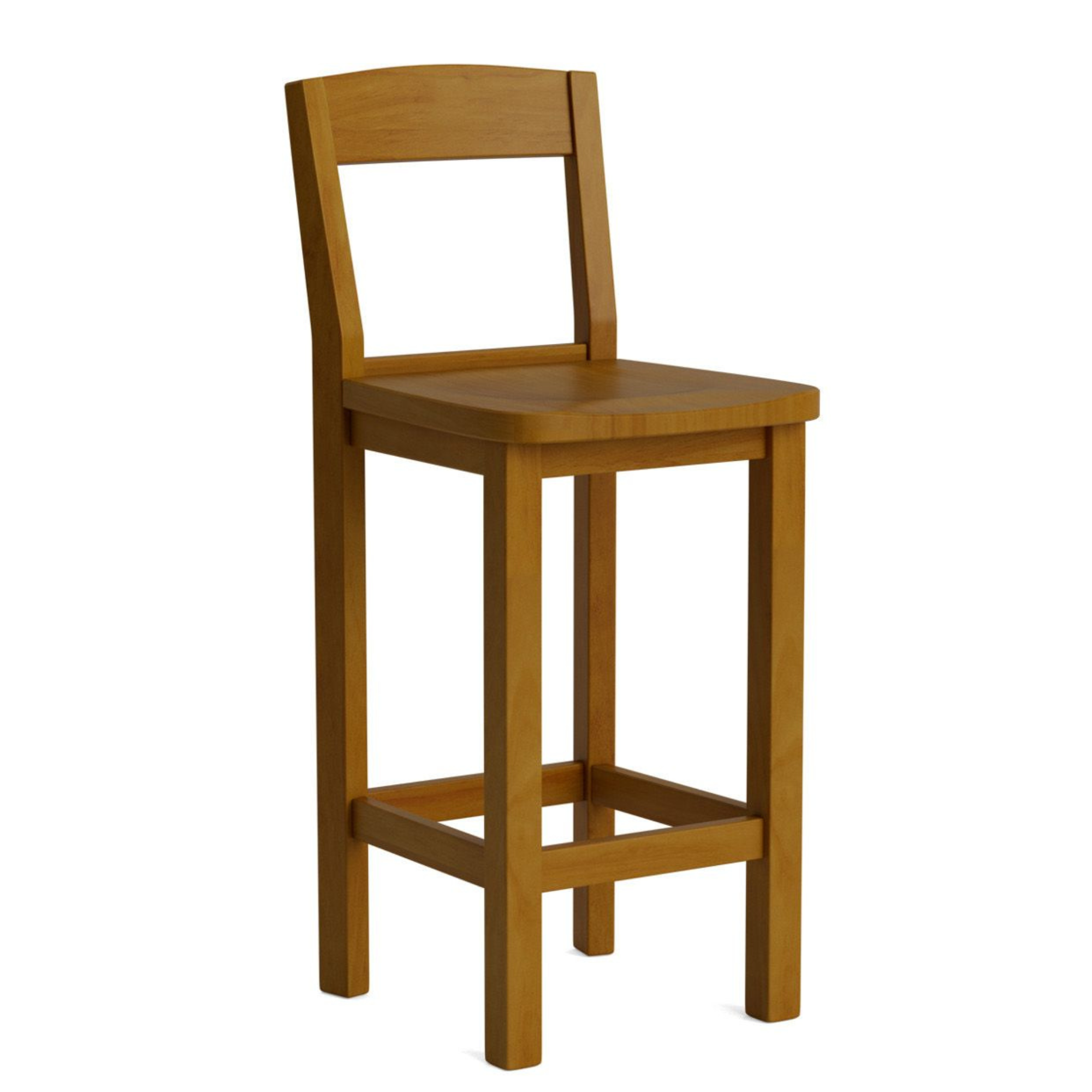 CHARLTON SOLID SEAT BAR CHAIR | NZ MADE