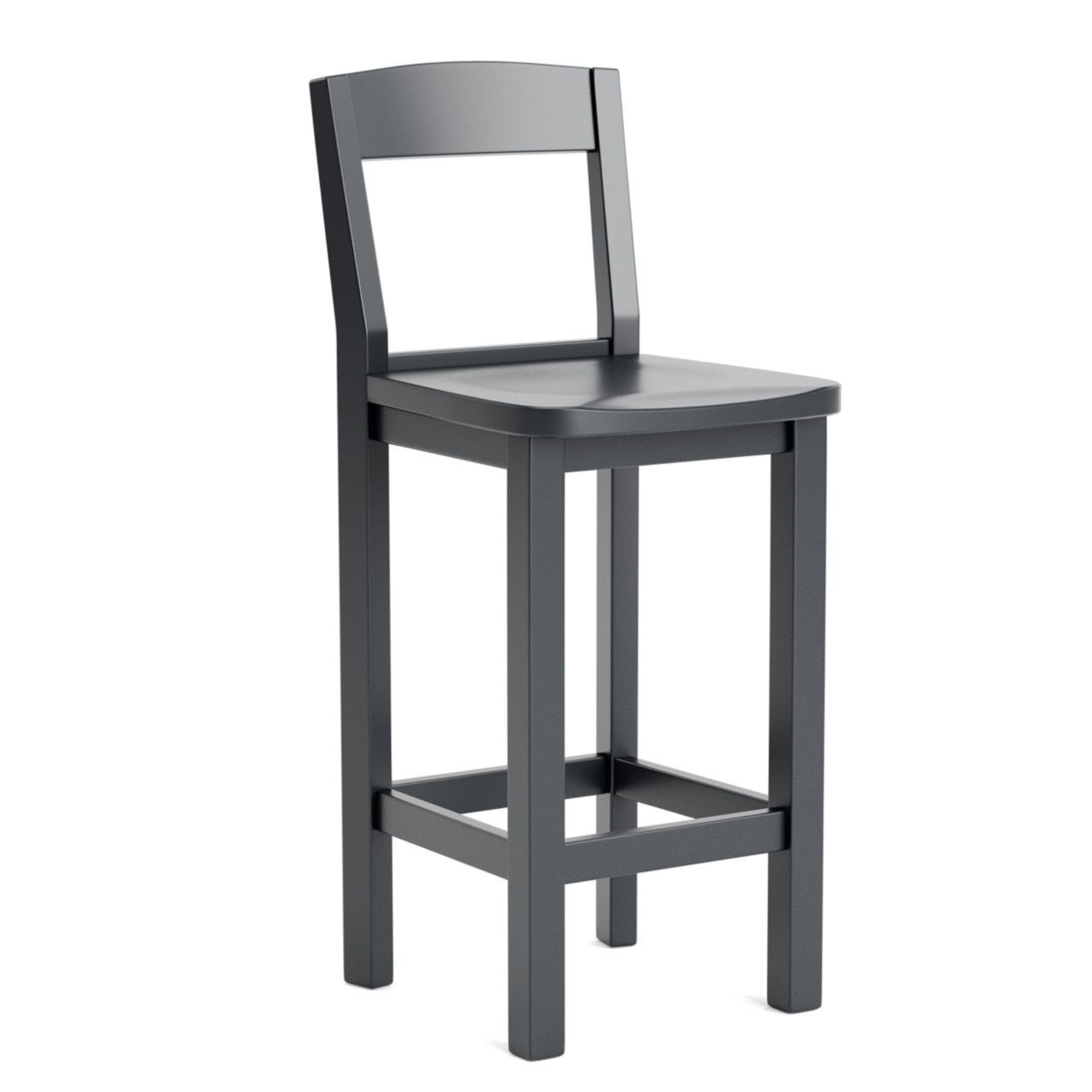 CHARLTON SOLID SEAT BAR CHAIR | NZ MADE