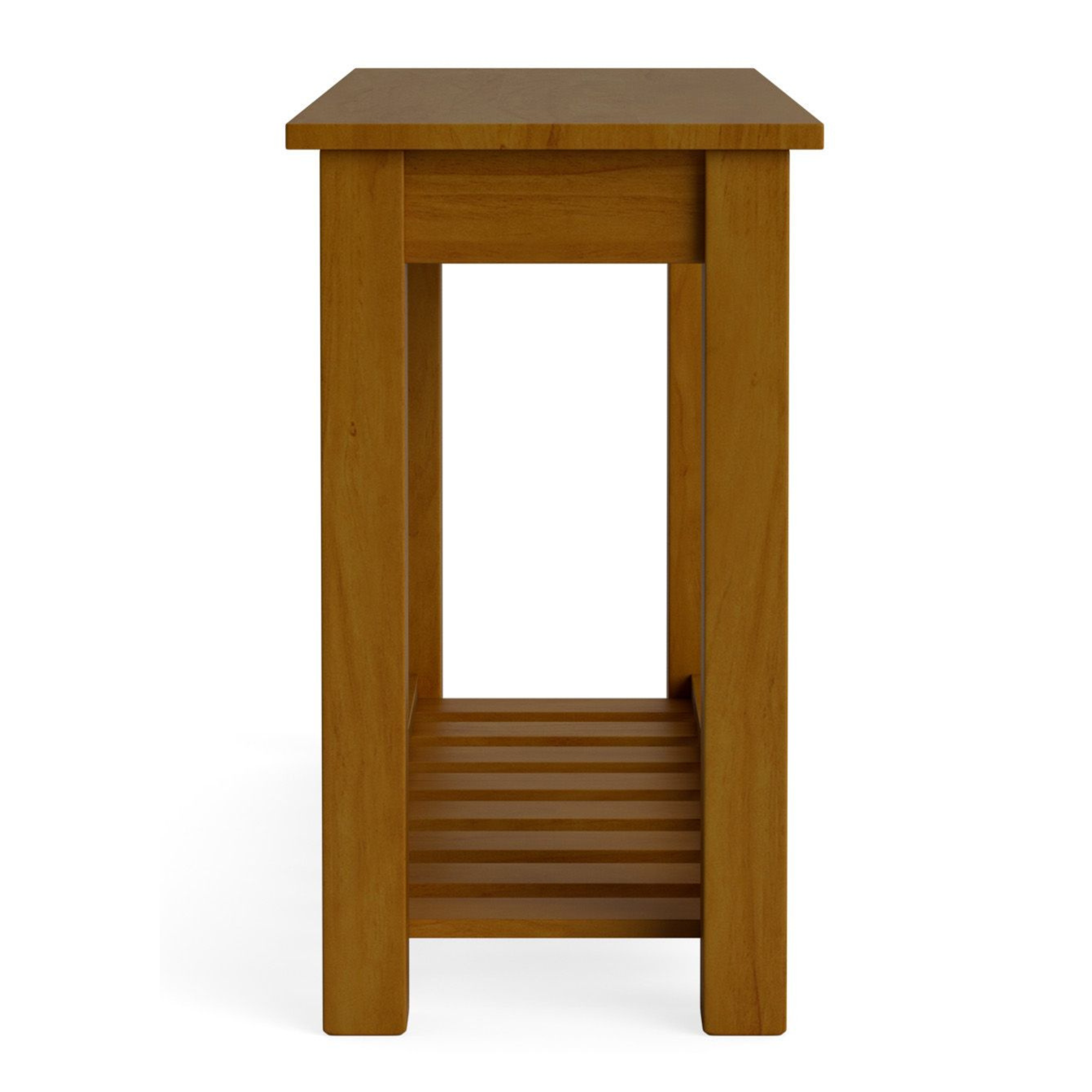 CHARLTON HALL TABLE WITH RACK AND DRAWER | NZ MADE