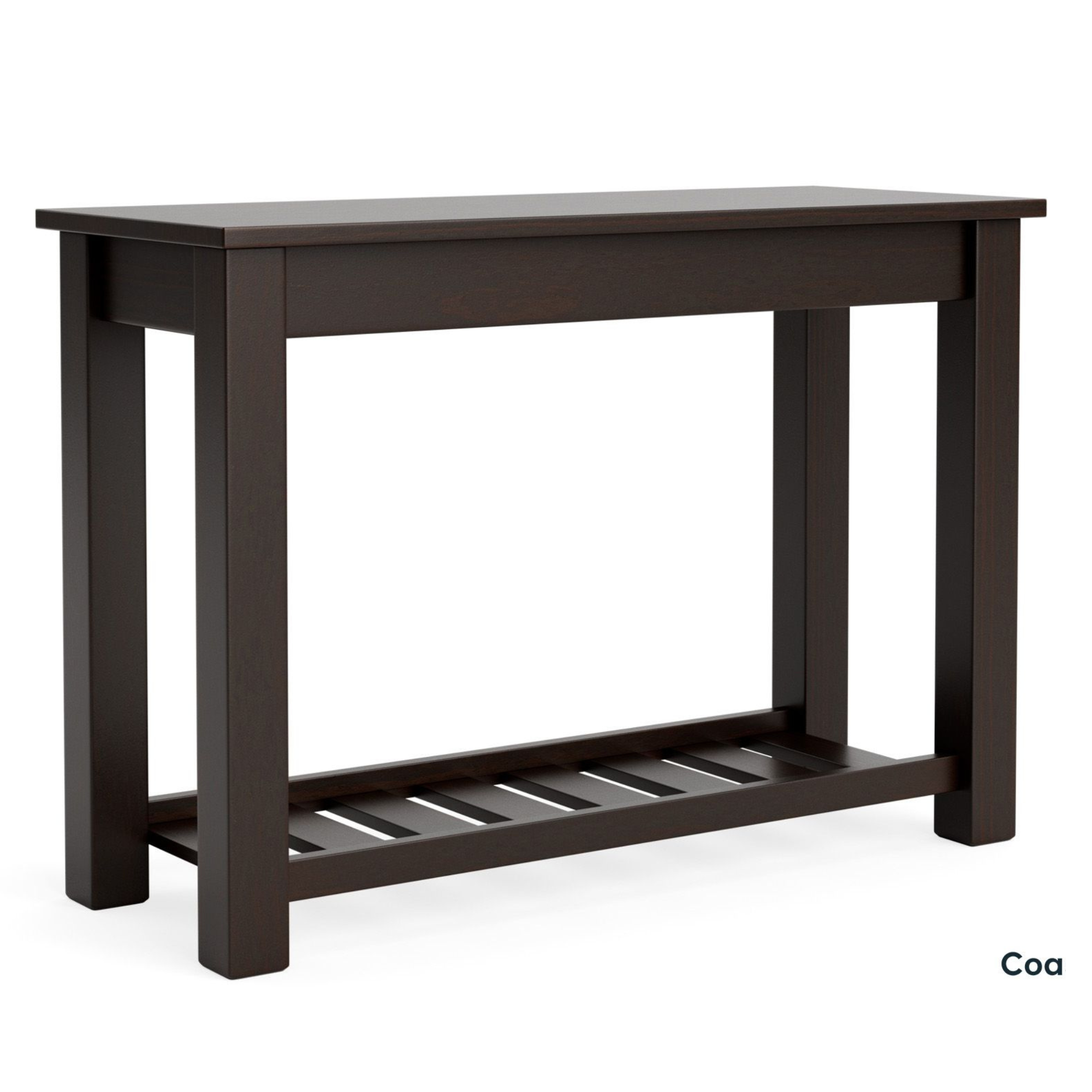 Charlton Hall Table with Rack | NZ Made