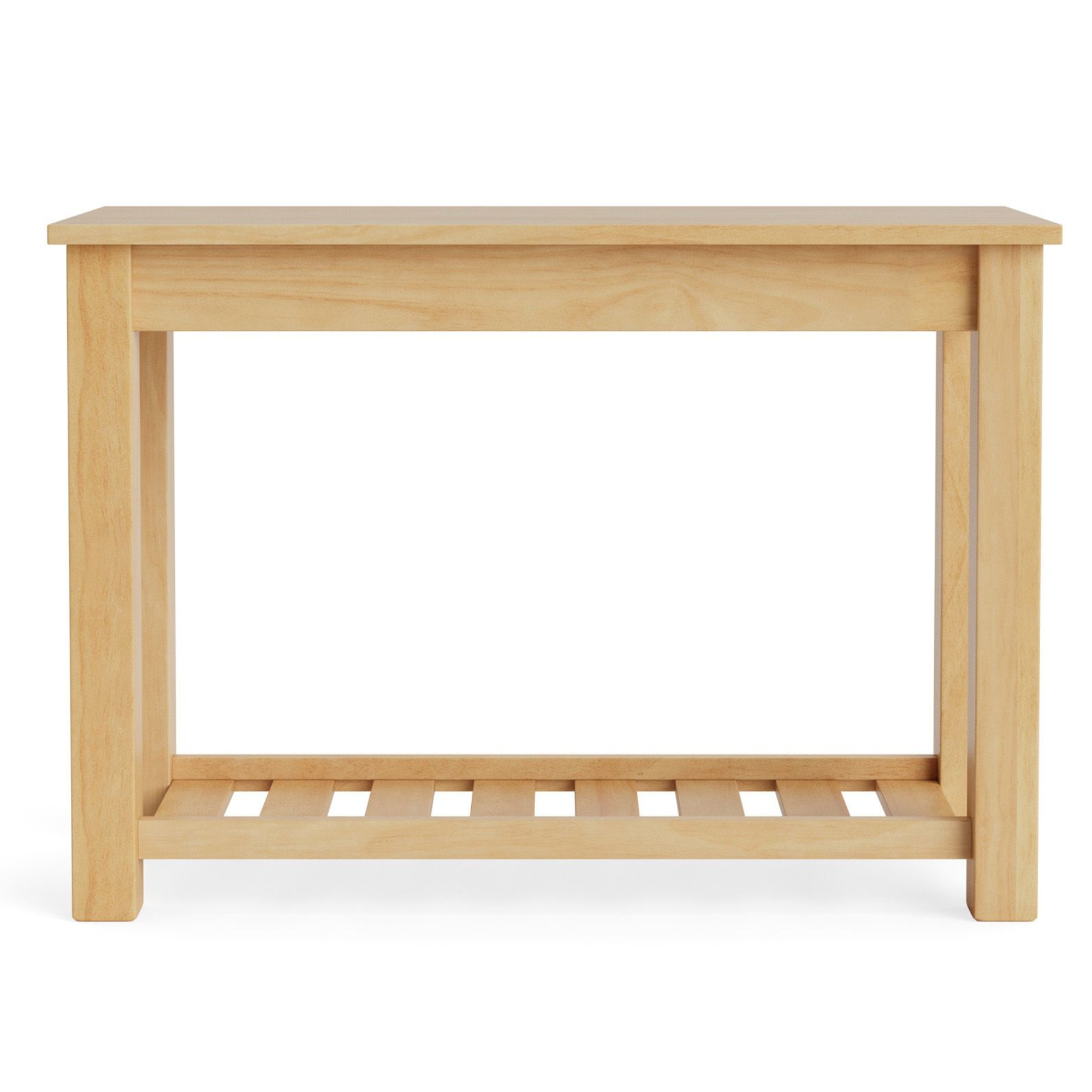 Charlton Hall Table with Rack | NZ Made