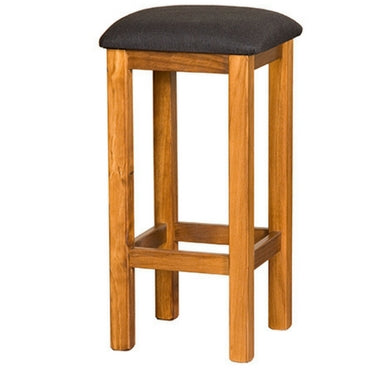 CHARLTON PADDED BARSTOOL | 2 SIZES | CHOICE OF FABRICS | NZ MADE.
