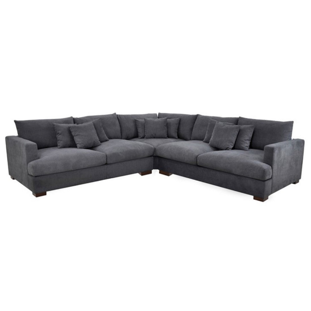 CRESCENT CORNER LOUNGE SUITE - CHARCOAL
