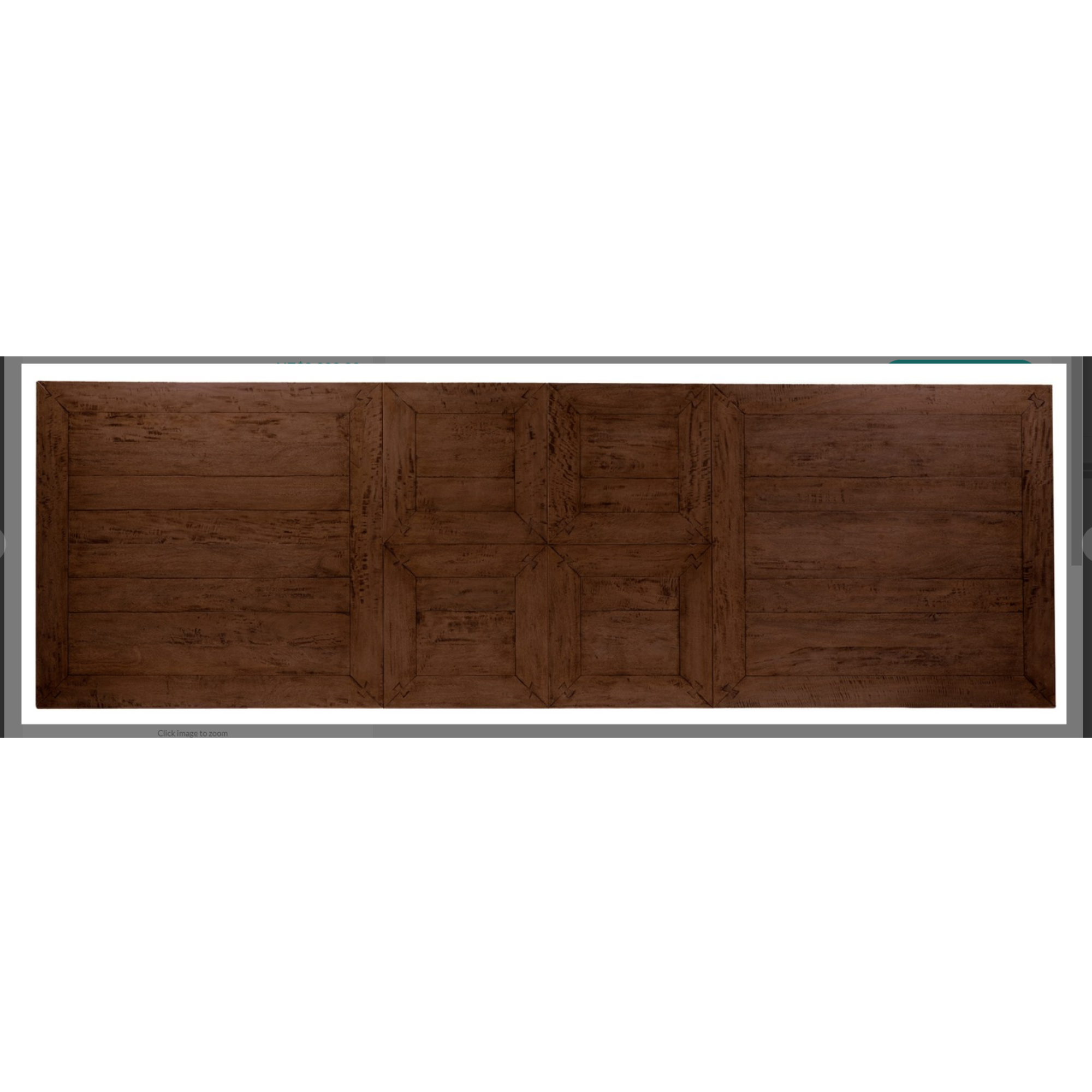 BOSQUET HUGE DOUBLE EXTENDING DINING TABLE