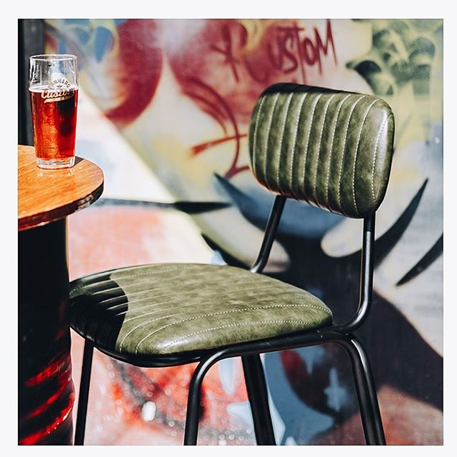 DATSUN GREEN BARSTOOL