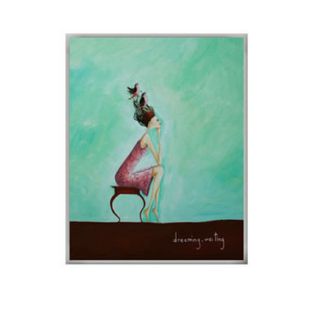 DREAMING, WAITING | CRISPIN KORSCHEN | CONTEMPORARY FRAME WITH GLASS | NZ MADE.