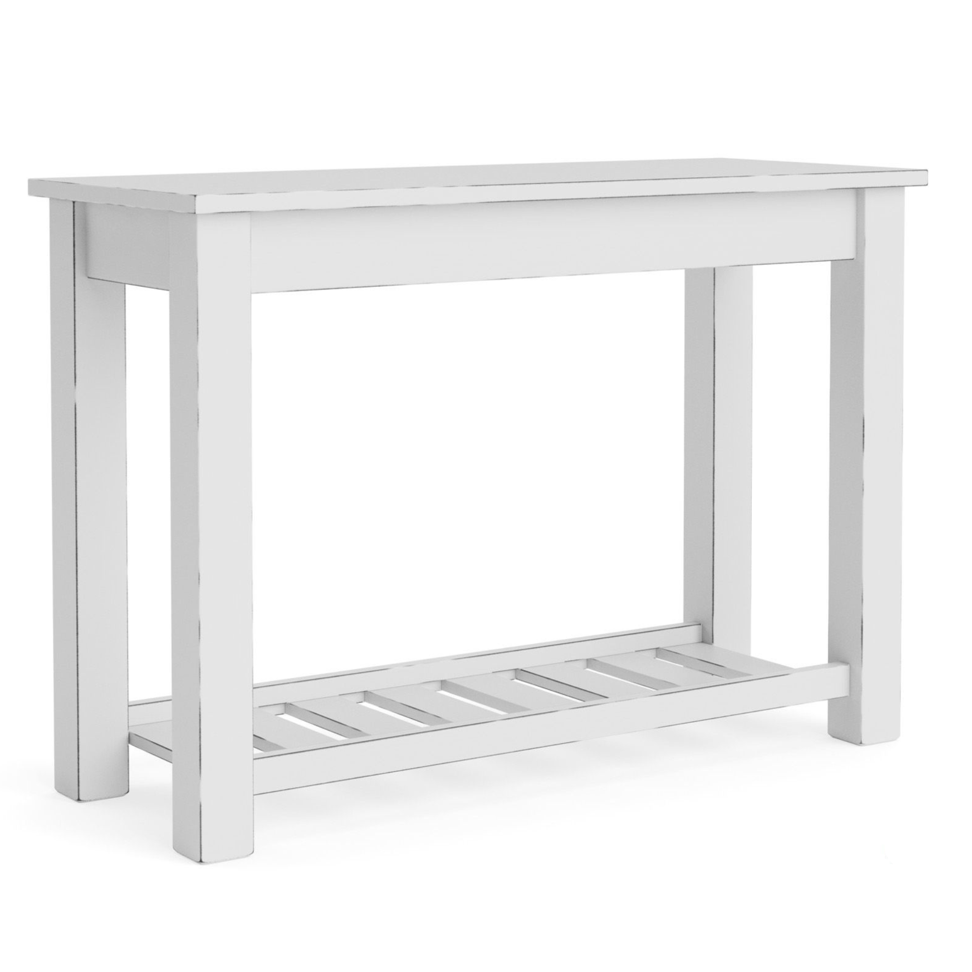 Charlton Hall Table with Rack | NZ Made