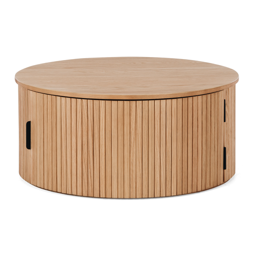 PALLISER NATURAL OAK ROUND COFFEE TABLE