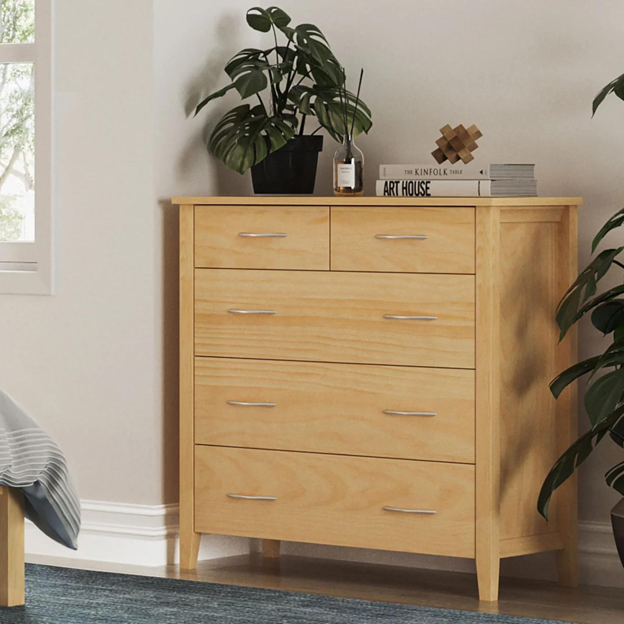 HILTON 5 DRAWER TALLBOY | NZ MADE