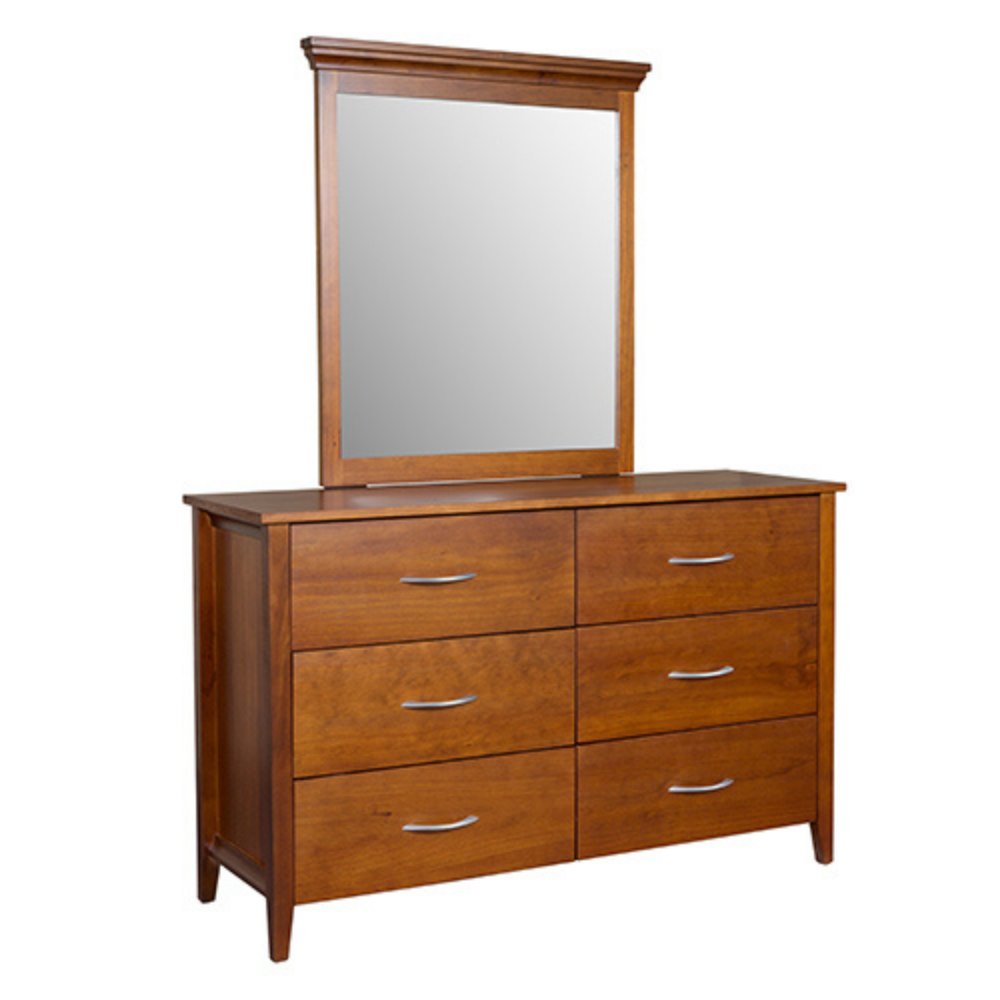 HILTON 6 DRAWER DRESSER WITH MIRROR | NZ MADE