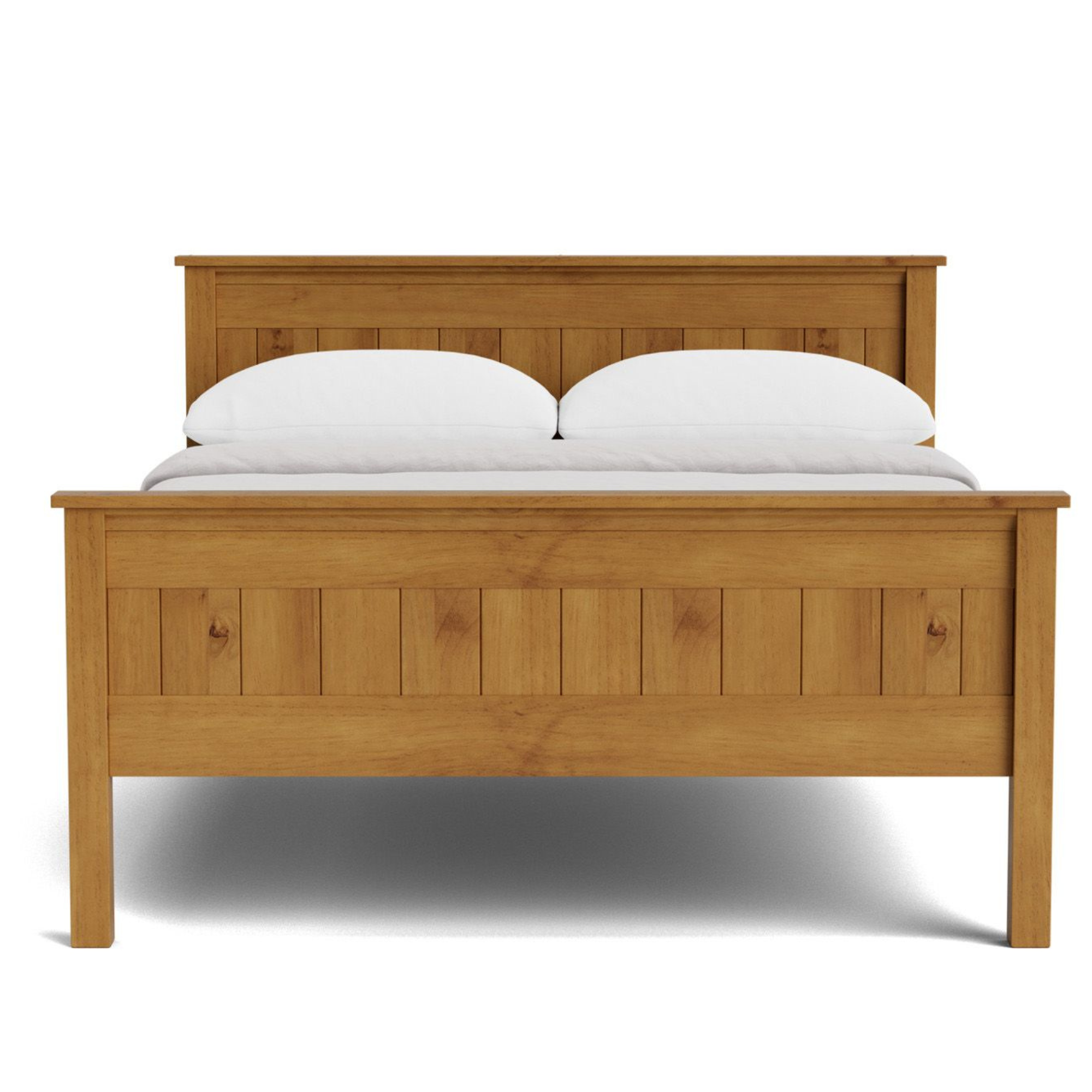 Hilton High-Foot Slat Bed - All Sizes | NZ Made