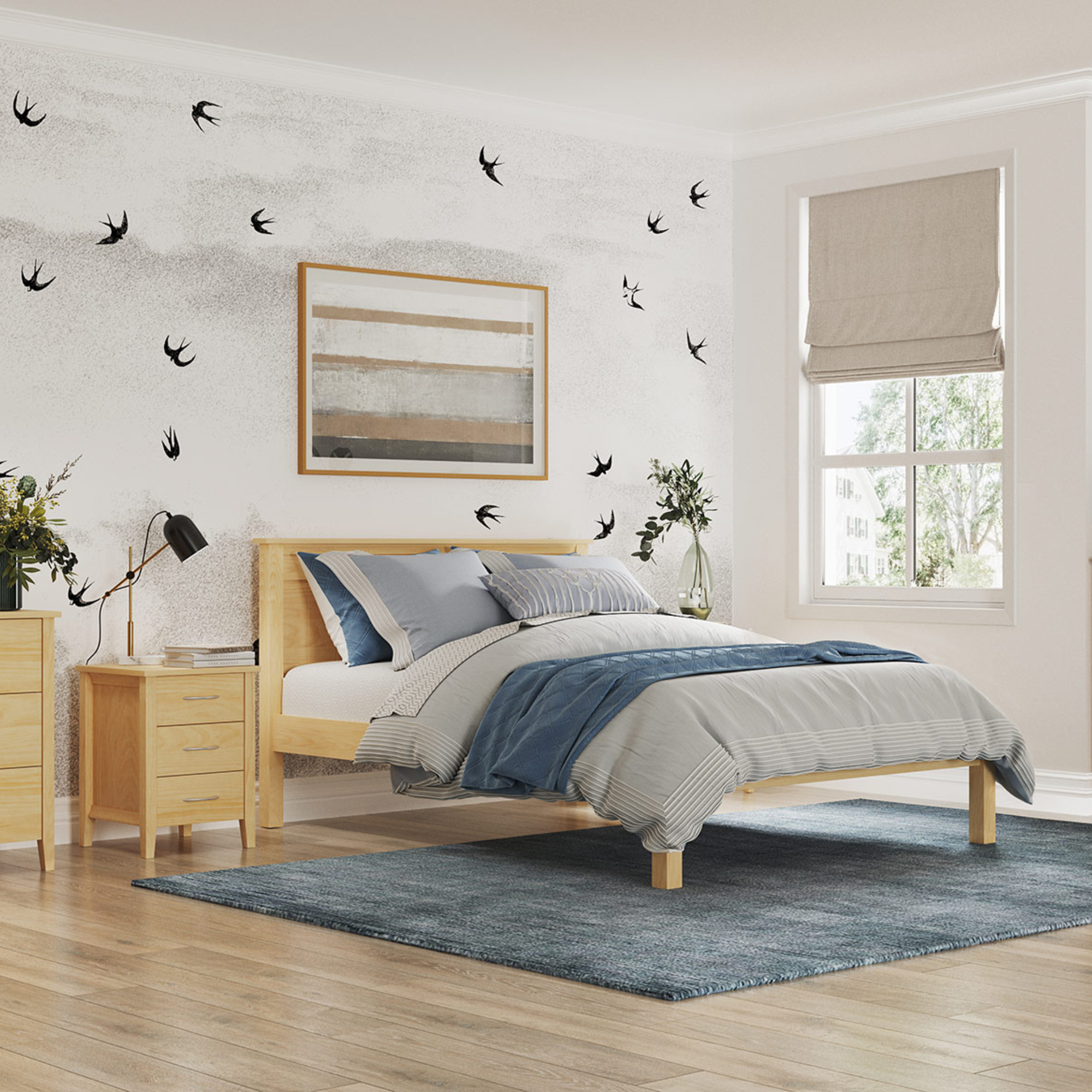 HILTON HIGH FOOT SLAT BED | ALL SIZES | NZ MADE