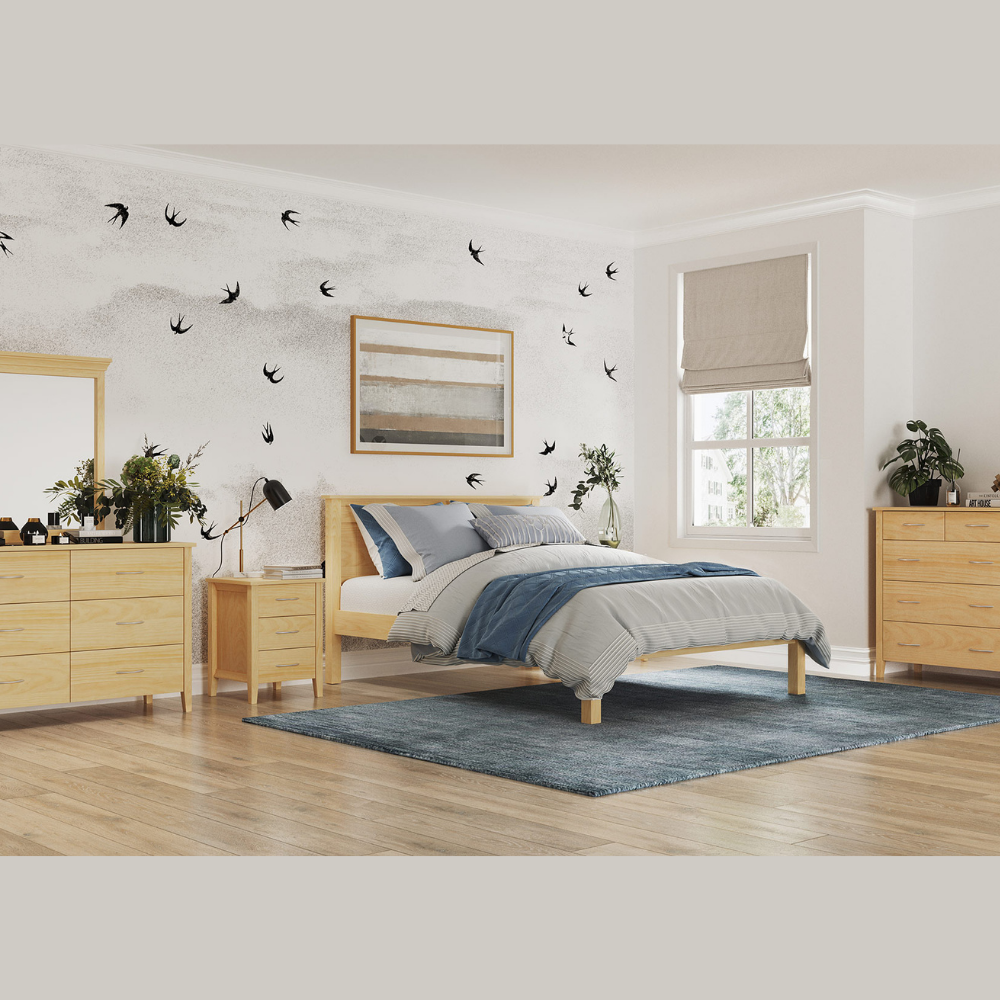 HILTON 6 DRAWER DRESSER WITH MIRROR | NZ MADE