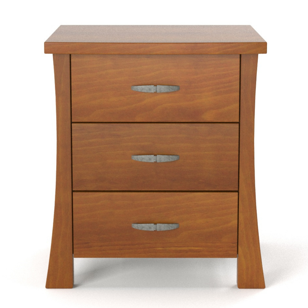 AMBROSE 3 DRAWER BEDSIDE CABINET | NZ MADE