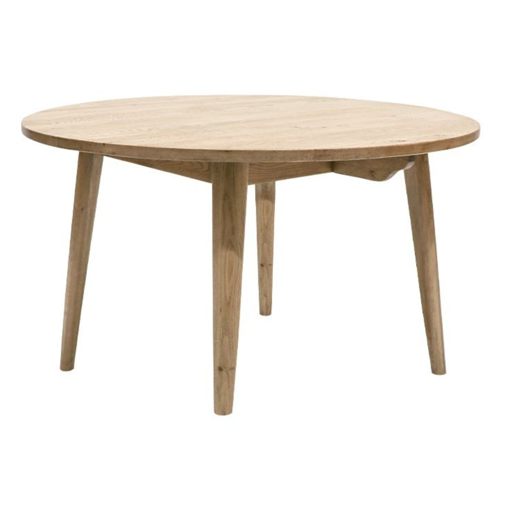 VAASA ROUND OAK DINING TABLE | 2 SIZES