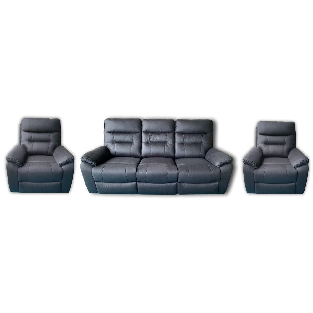 JACKSON RECLINING LOUNGE SUITE | EACH PIECE SOLD SEPARATELY | 3 COLOURS