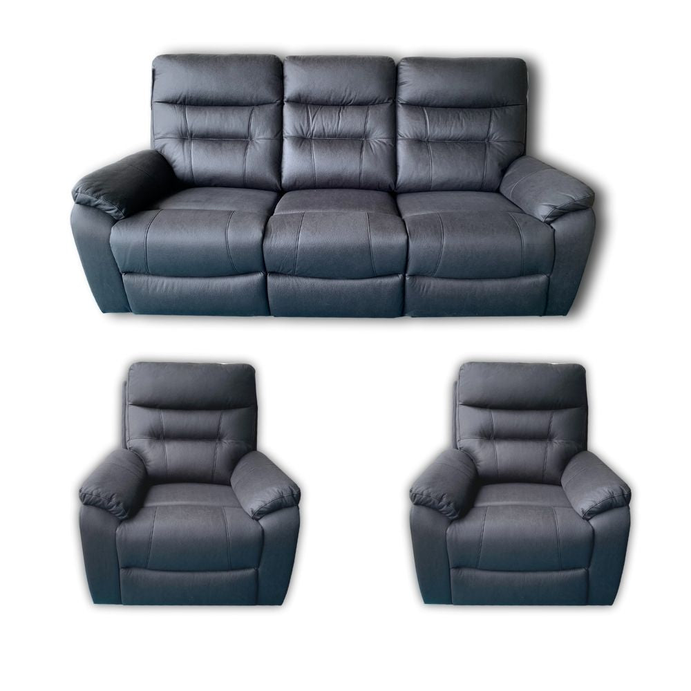 JACKSON RECLINING LOUNGE SUITE | EACH PIECE SOLD SEPARATELY | 2 COLOURS