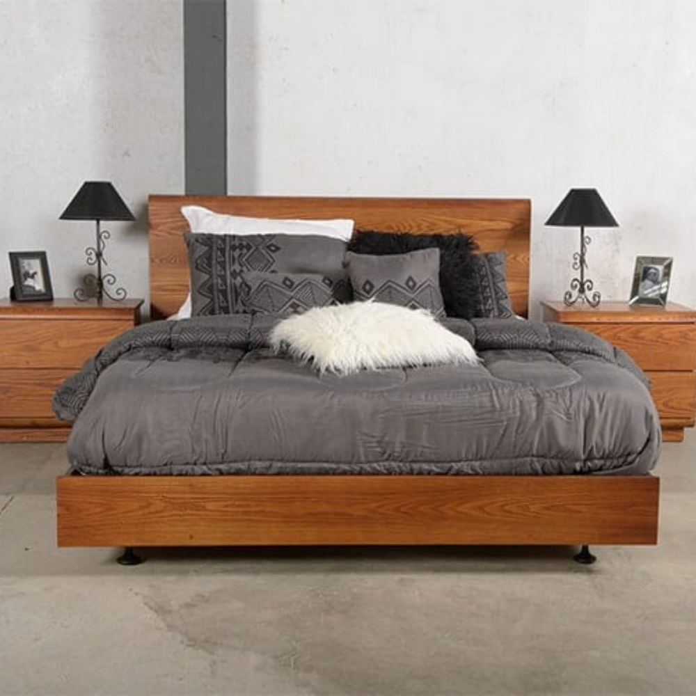 KARAMEA ASH SLAT BED | SINGLE TO SUPER KING | NZ MADE