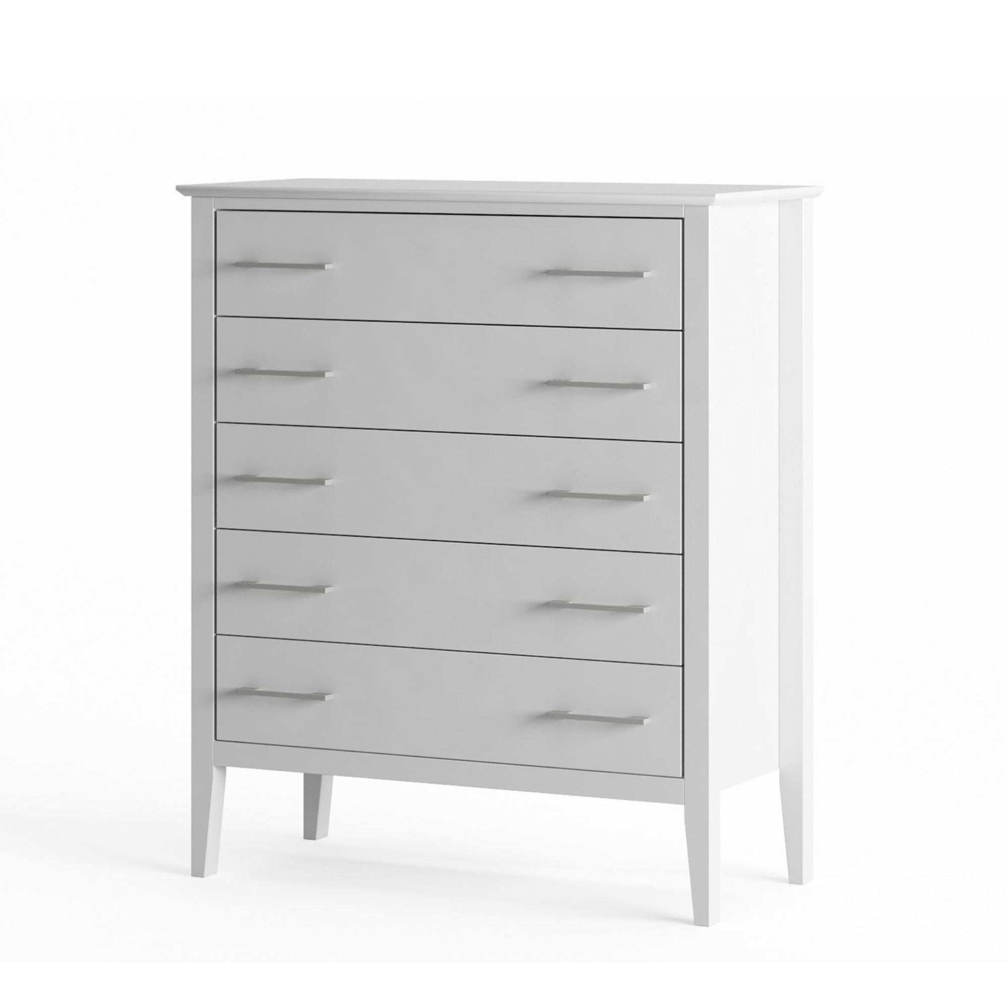 MABEL 5 DRAWER TALLBOY | MDF & PINE BEDROOM RANGE | CHOOSE A PAINT COLOUR