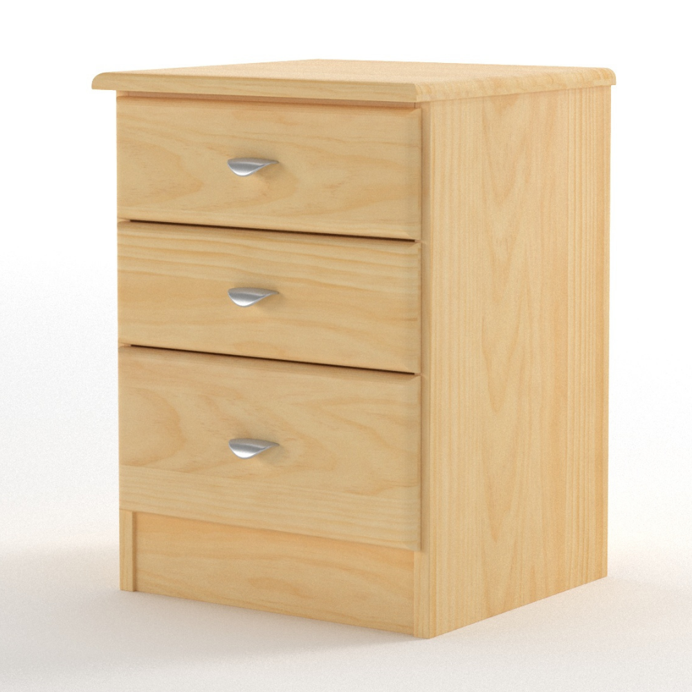 Northville 3 Drawer Bedside Cabinet | NZ Made