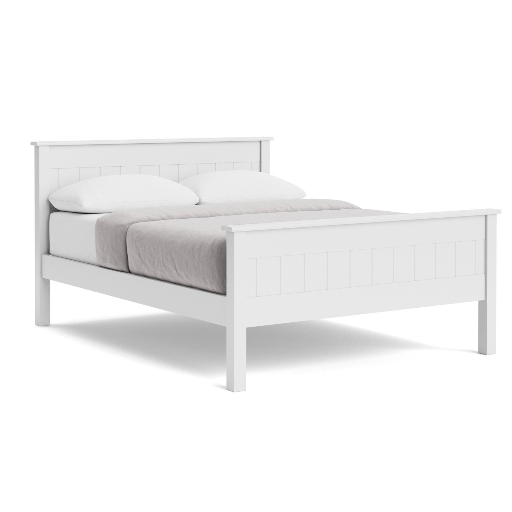 NORTHVILLE SLAT BED WITH HIGH FOOT | SLATTED OR PANELLED | NZ MADE