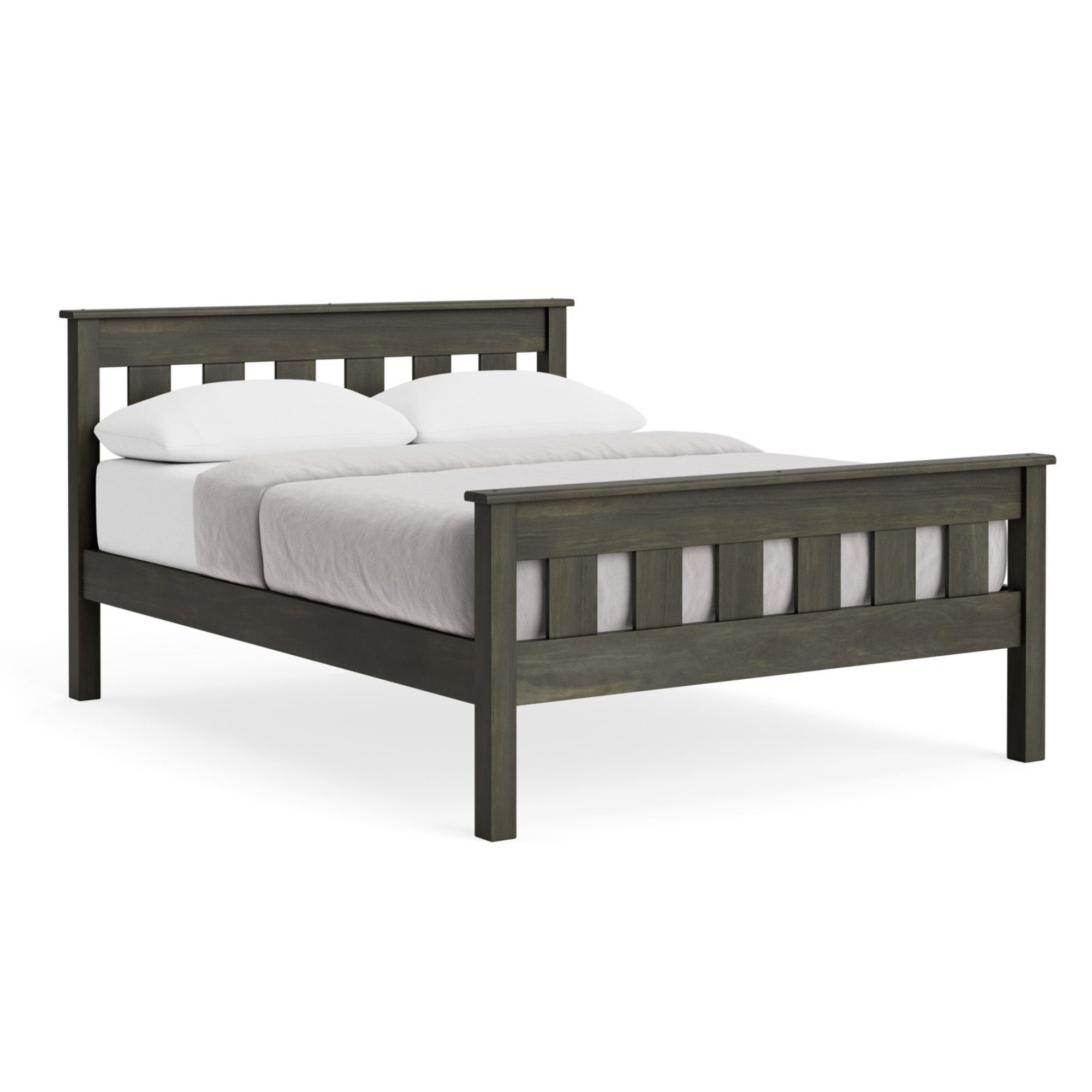 NORTHVILLE SLAT BED WITH HIGH FOOT | SLATTED OR PANELLED | NZ MADE