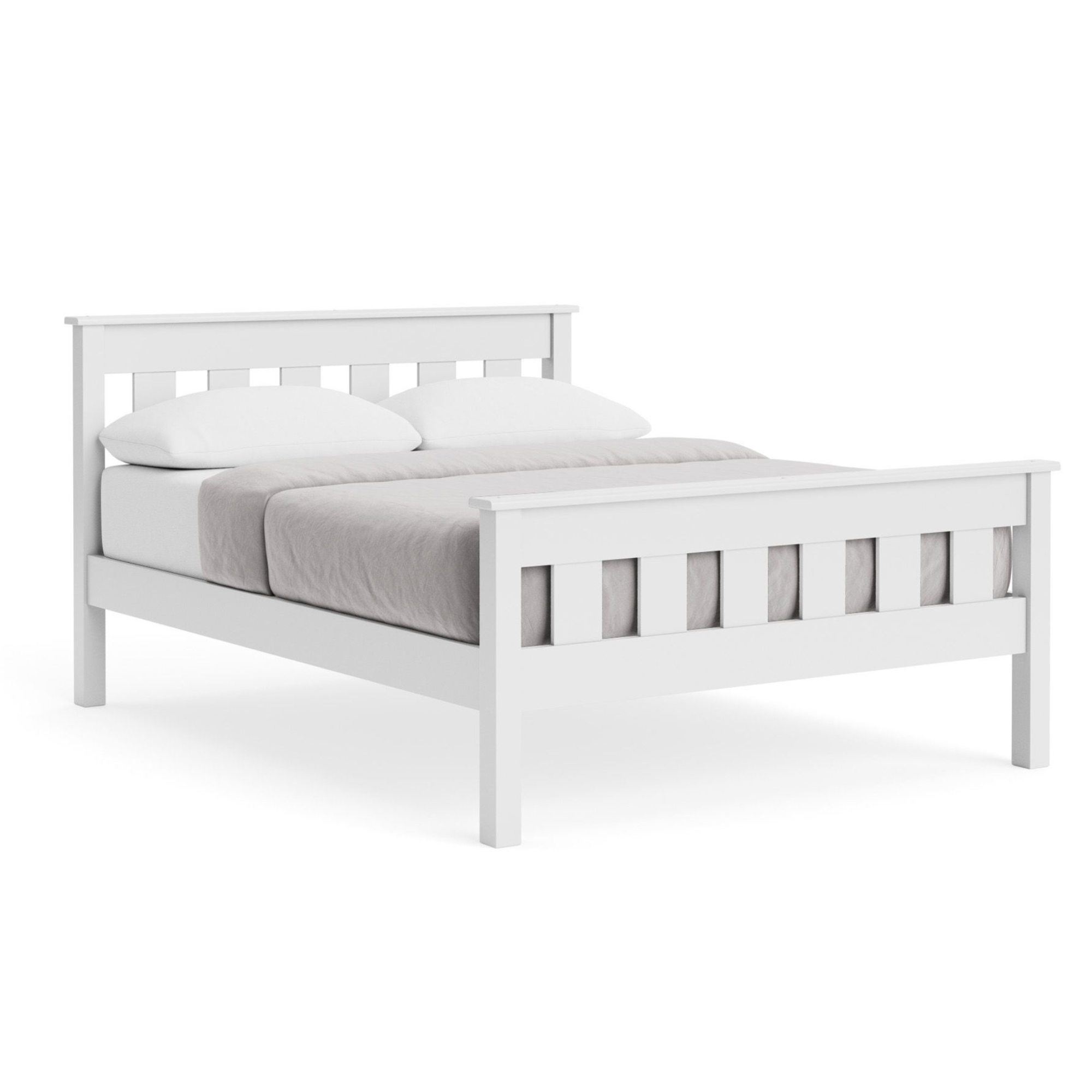 NORTHVILLE SLAT BED WITH HIGH FOOT | SLATTED OR PANELLED | NZ MADE