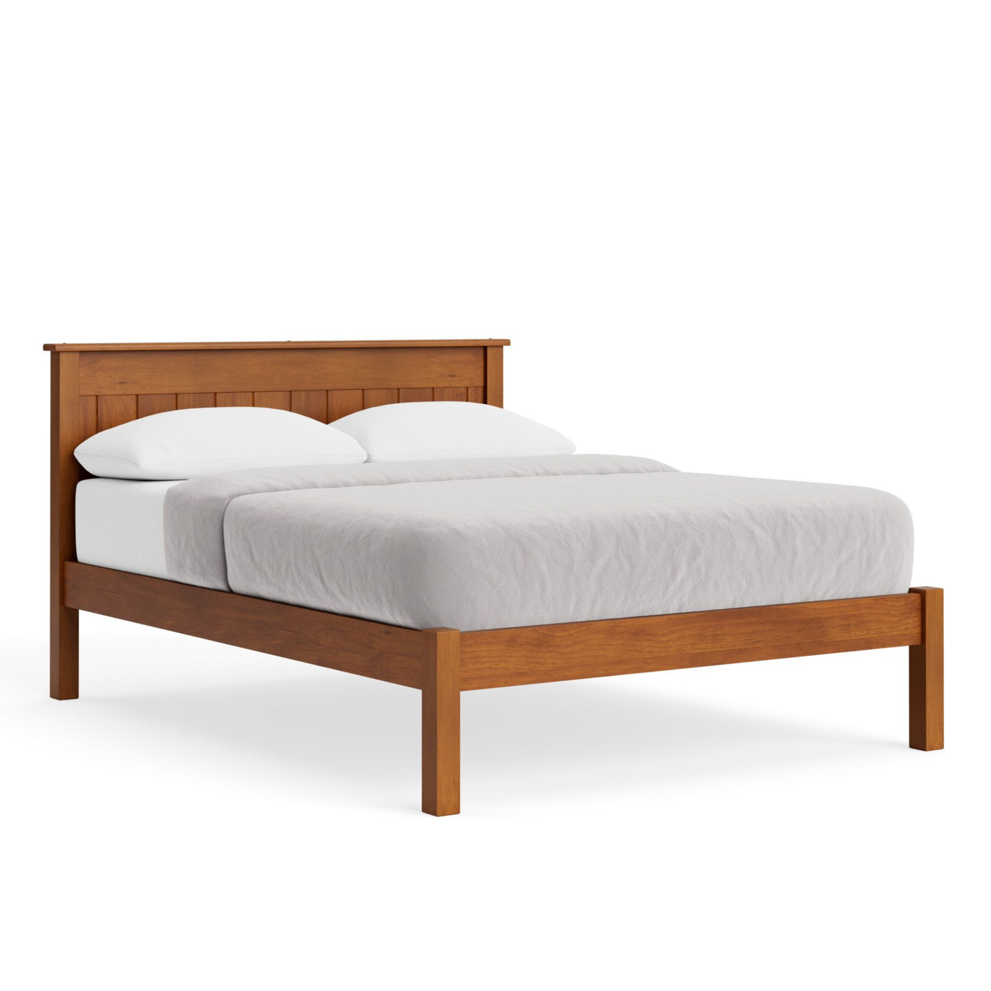 NORTHVILLE SLAT BED WITH LOW FOOT | SLATTED OR PANELLED | NZ MADE