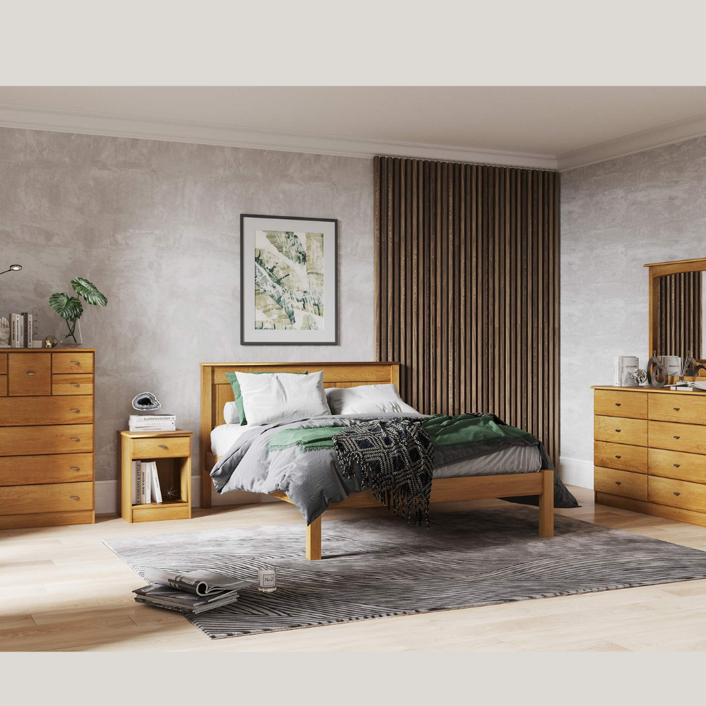 Northville Slat bed with Low-Foot | NZ Made