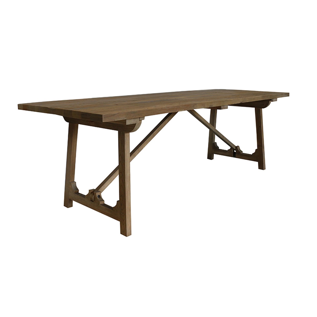 LOIRE 2400 RECLAIMED ELM DINING TABLE