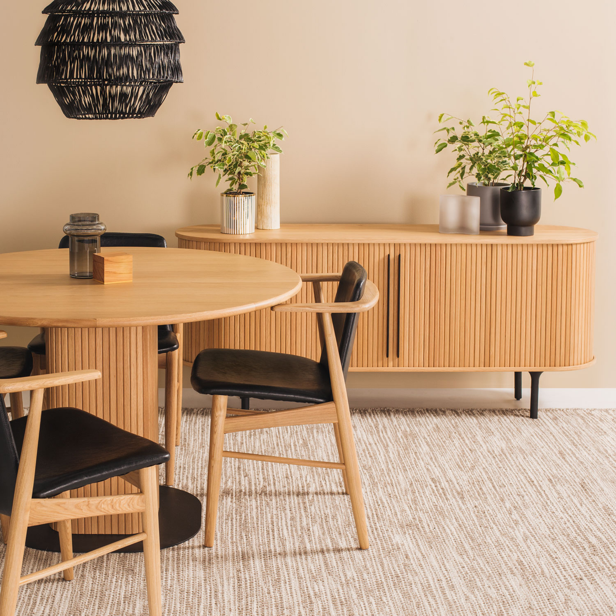 PALLISER NATURAL OAK SIDEBOARD | BUFFET