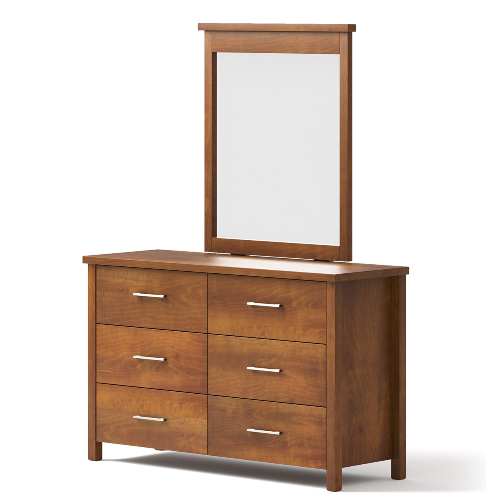PORTLAND 6 DRAWER DUCHESS WITH MIRROR | NZ MADE BEDROOM FURNITURE
