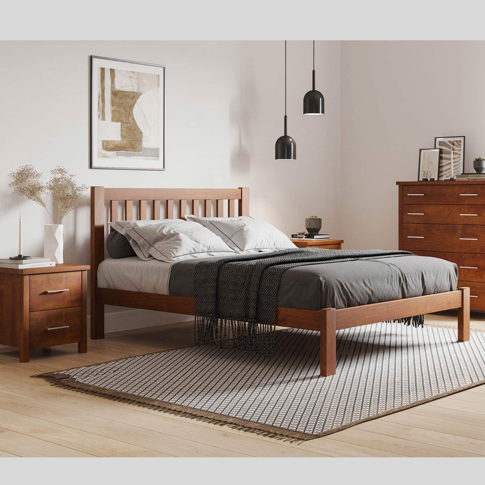 PORTLAND 5 DRAWER TALLBOY | NZ MADE BEDROOM FURNITURE