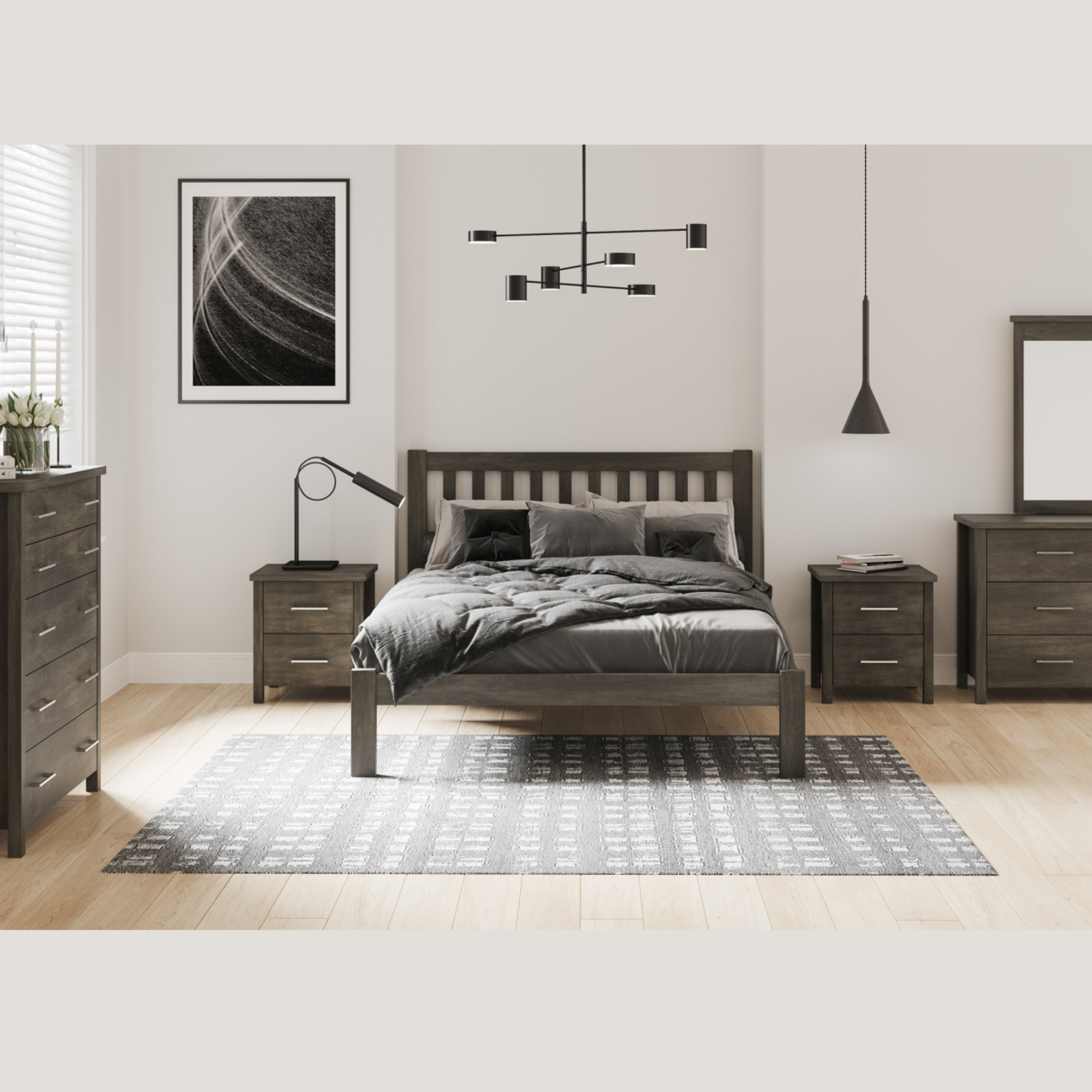 PORTLAND 6 DRAWER DUCHESS WITH MIRROR | NZ MADE BEDROOM FURNITURE