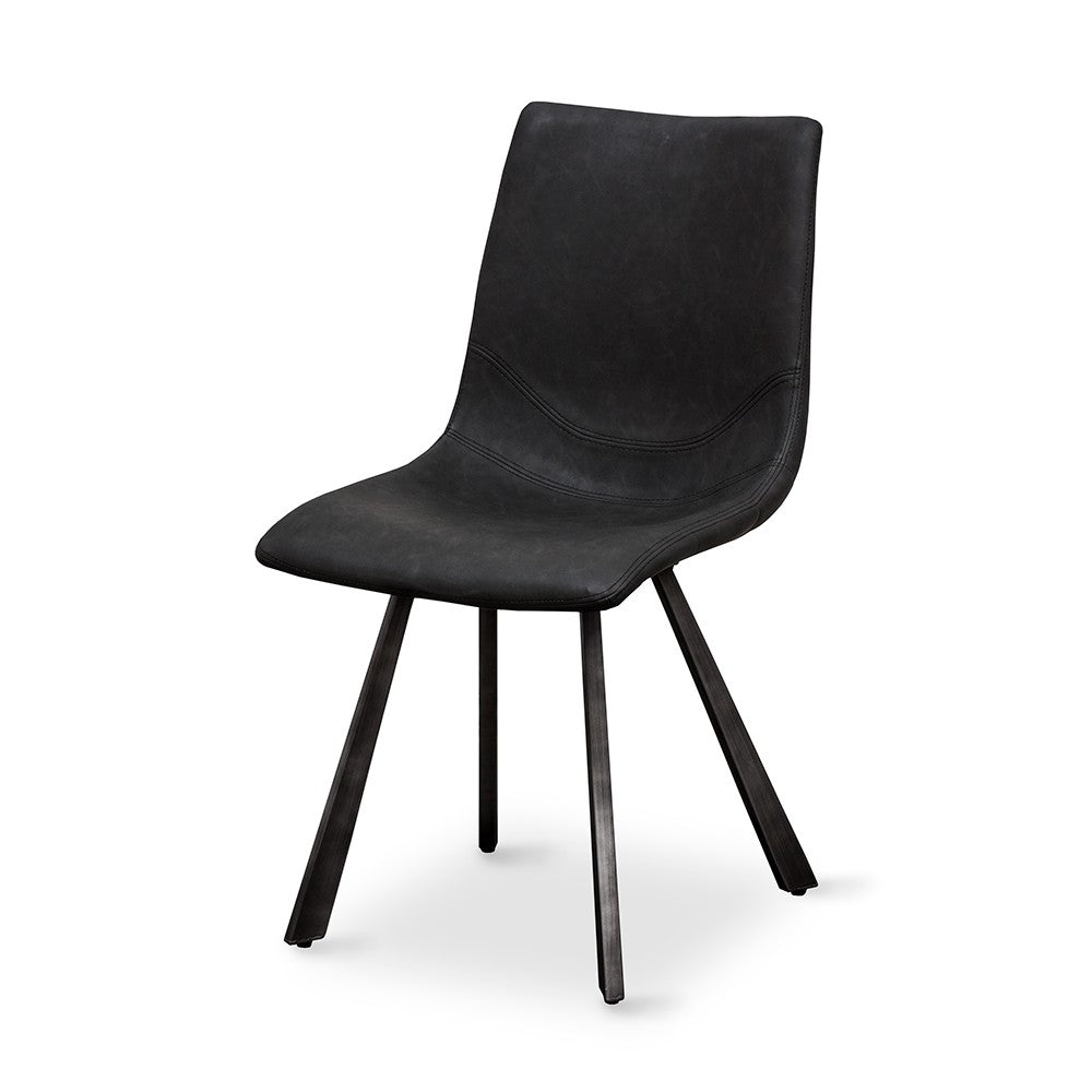 RUSTIC DINING CHAIR  | VINTAGE BLACK