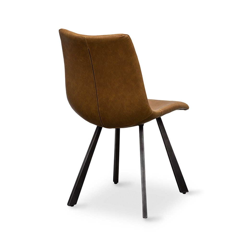 RUSTIC DINING CHAIR  | COGNAC