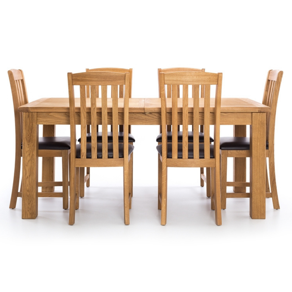 SALISBURY OAK 1800 EXTENSION DINING TABLE