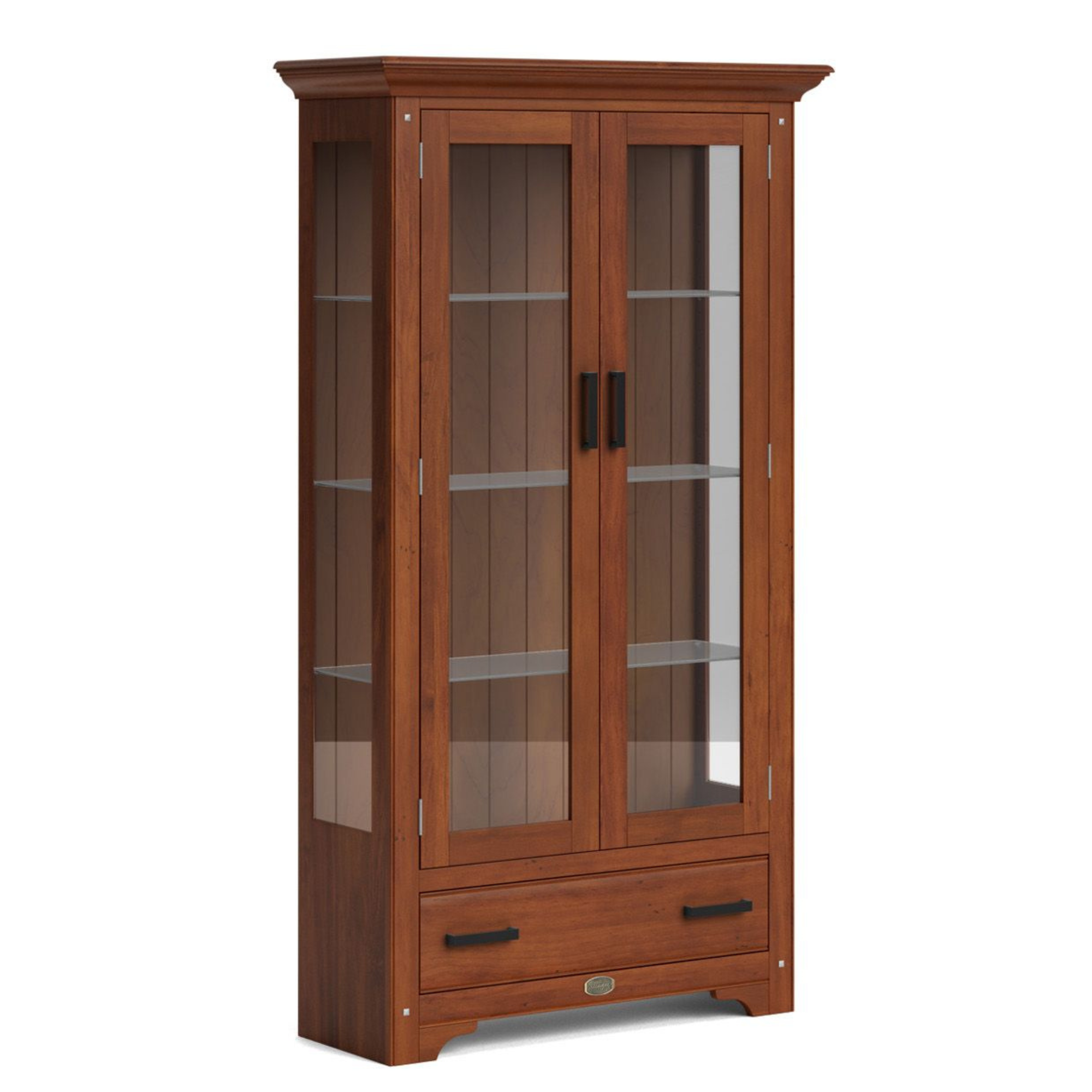 VILLAGER 2 DOOR DISPLAY CABINET | NZ MADE