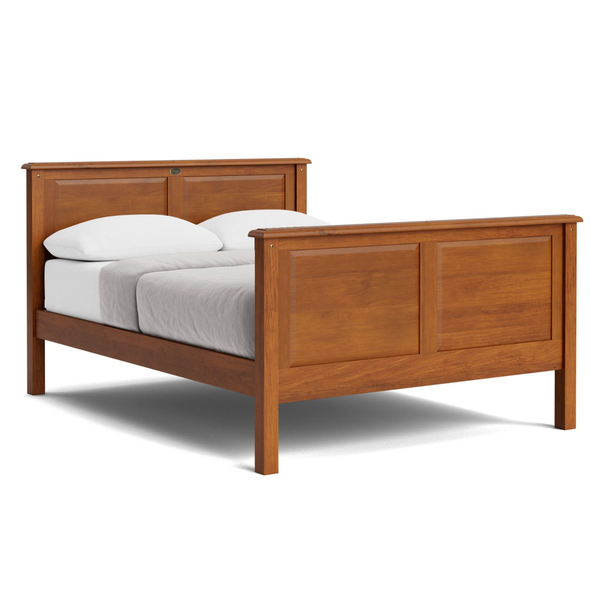 VILLAGER SLAT BED WITH HIGH FOOT | ALL SIZES | NZ MADE