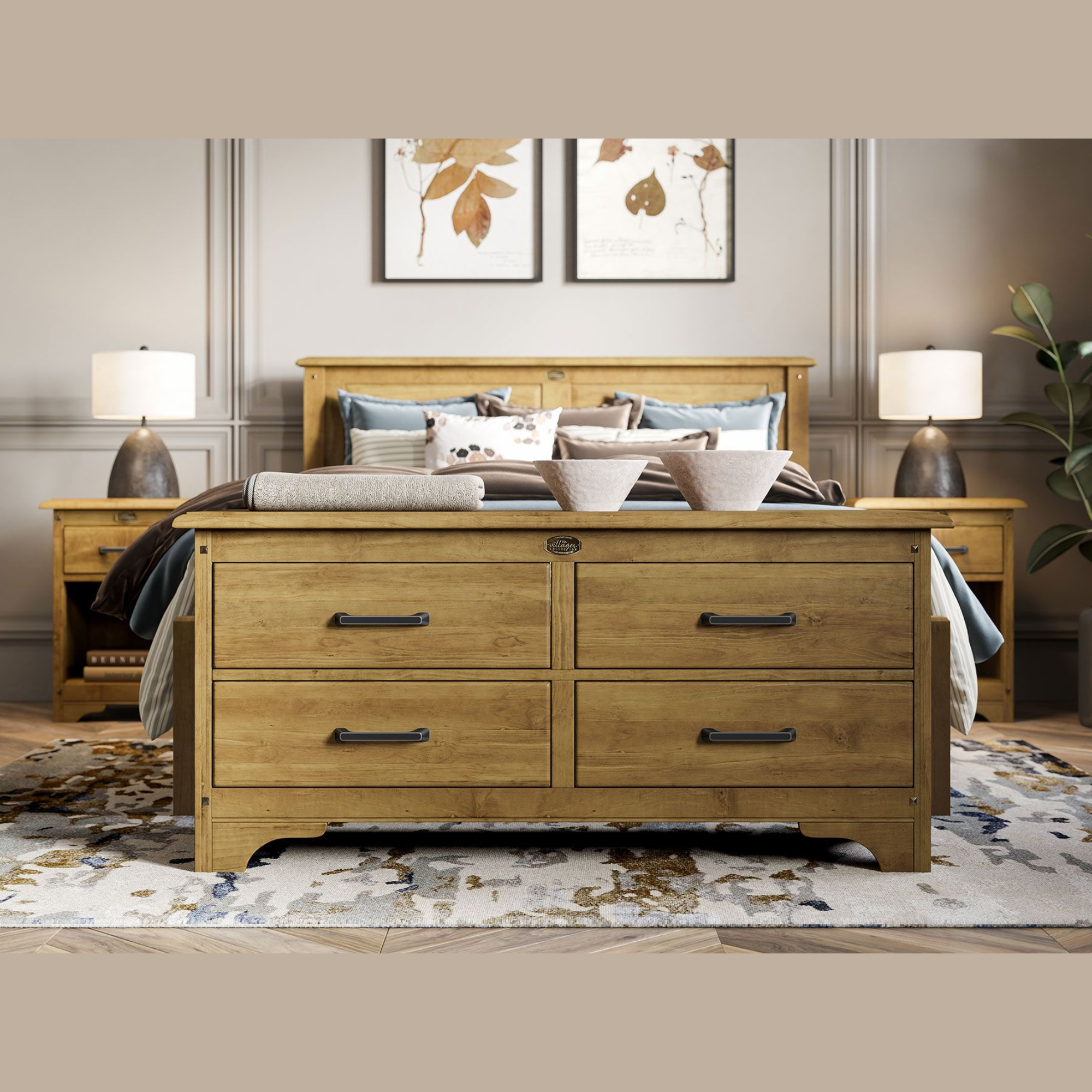 Villager 4 Drawer Window Chest | NZ Made