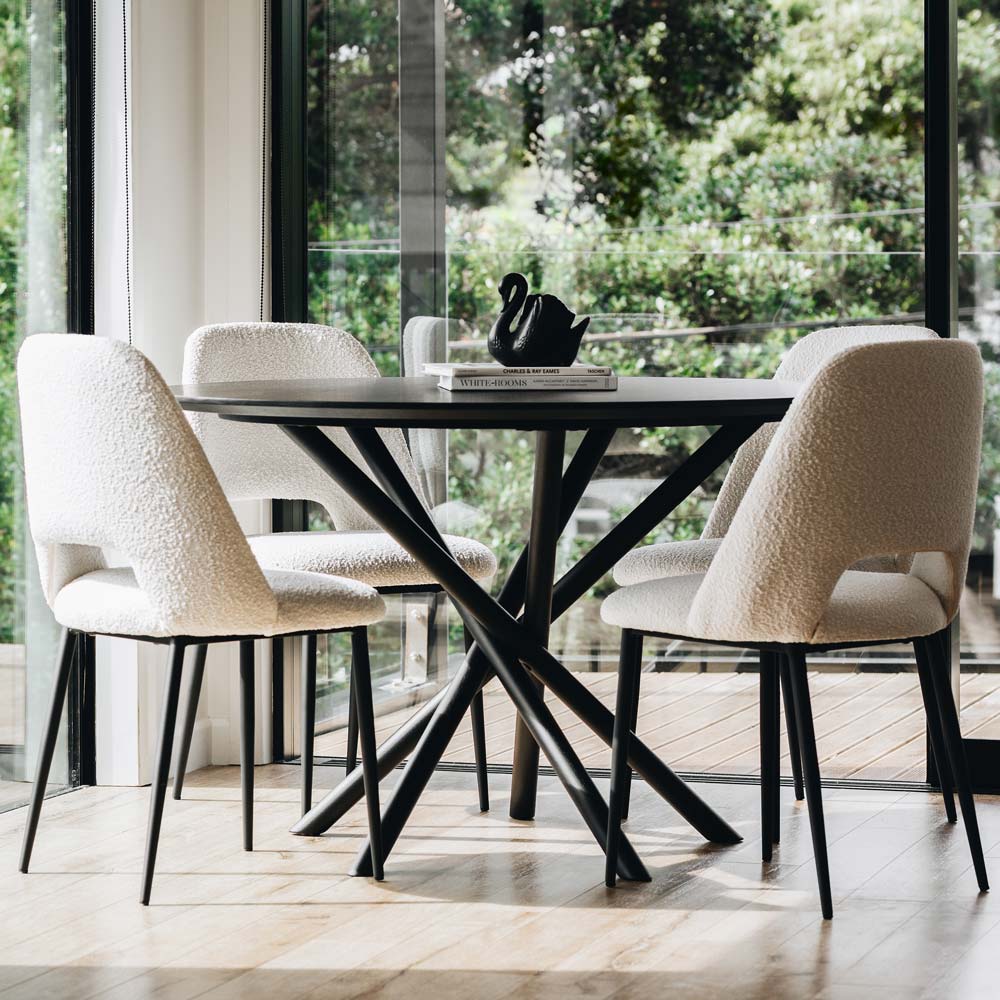 HARPER ROUND TABLE | BLACK OAK